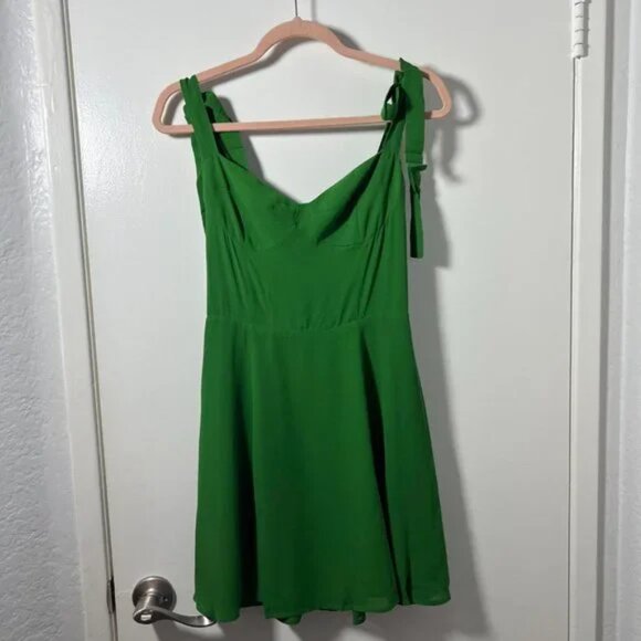 Reformation Niara Dress | Coriander🎉Summer SALE🎀 NEW - Picture 4 of 9